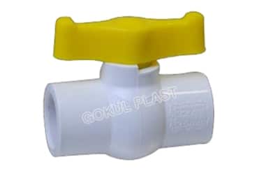 upvc solid type ball valve manufacturer in ahmedabad